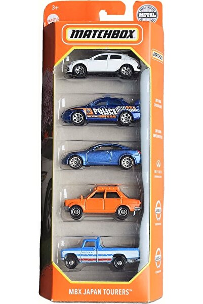 Matchbox Mbx Japan Tourers Seti 5 Oyuncak Metal Araba Die Cast Diecast Orjinal 5li Set Honda Subaru