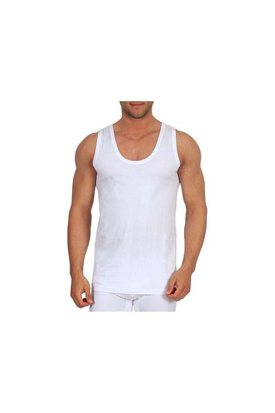 Seher Athlete Ανδρικό Λευκό Πακέτο 12 Kılıasik Athlete Combed Cotton