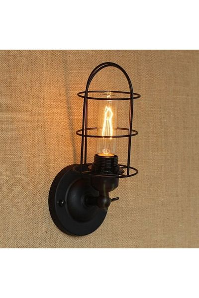 RİOLİGHT Retro Lattice Movable Head Metal Wall Sconce