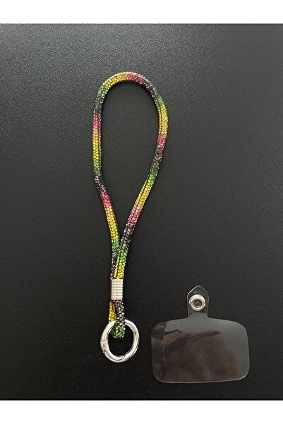 Case collection حزام معصم طويل من حجر الكريستال لآيفون