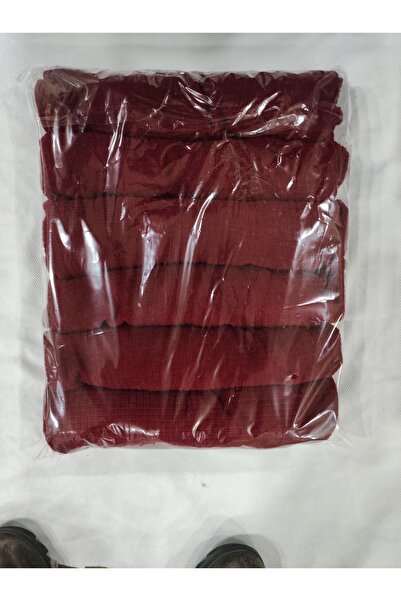 HAKSEVER HOME 6li Heytgah Likra Kumaşlı Sandalye Örtüsü , Yıkanabilir Sandalye Kılıfı 6 Adet Bordo