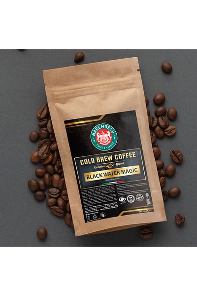 Mare Mosso Caffe ê Vendite Cold Brew - Cold Brew Coffee - 250 Gr.Black Magic Water