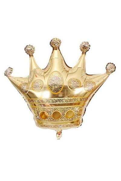 DÜVENCİ TİCARET Crown Foil Balloon 10 Inch 25 Cm 2 Pieces