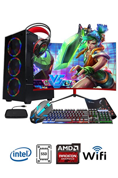 RAMTECH BİLGİSAYAR Full Force Ff42 I5-4570 16gb Ram 240gb Ssd Rx550/4gb 23,6"...