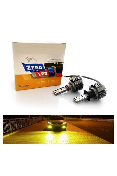 Fardoktoru H3 Led Xenon Oto Ampul Zero Fansız Sarı