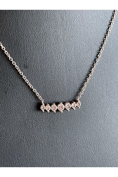 Gönülden Tasarım Special Design Zircon Stone 7 Stone Necklace