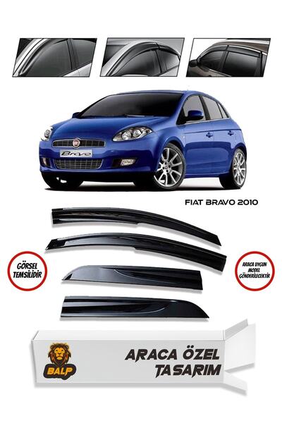BALP Fiat Bravo Cam Rüzgarlığı 4lü 2010 Ve Üzeri