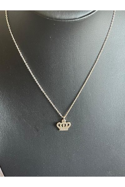 Gönülden Tasarım Special Design Zircon Stone Crown Necklace