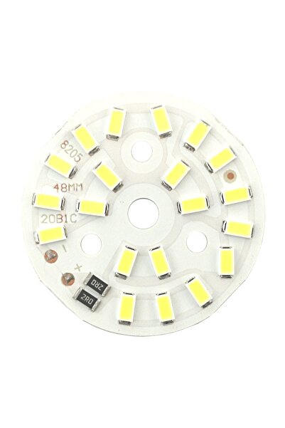 Genel Markalar 5730 5v 10w 48mm Beyaz Led Modül Aluminyum Pcb 20 Led Lamba Ay...