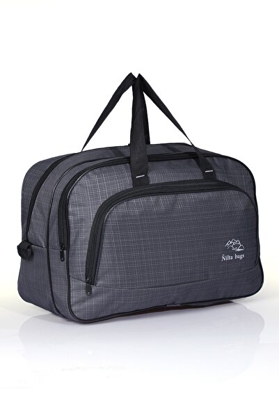 By Hakan Nil-01 Unısex Havlu Kumaş Hostes Valiz Seyahat Tatil Spor Hastane Çok Gözlü El Ve Omuz Çantası Kabin