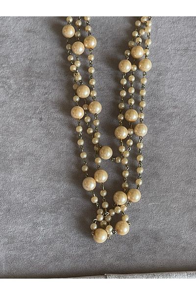 Gönülden Tasarım Special Design Bronze Pearl Necklace