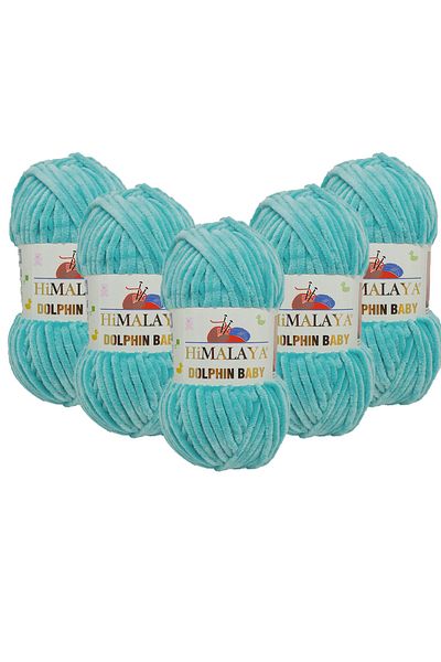 Himalaya Dolphin Baby Kadife İp 5'li Paket - 100 Gr. 120 Mt. - 80335