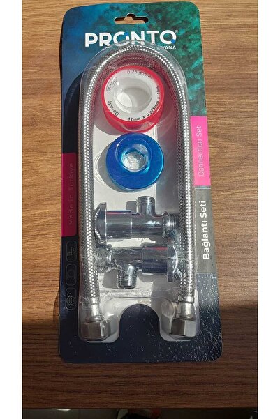 Pronto Bağlantı Seti 2 Ara Musluk + 2 Brajman 3/8 + Teflon Band