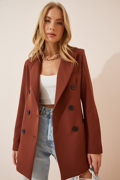 Happiness İstanbul Blazer - Braun - Oversized
