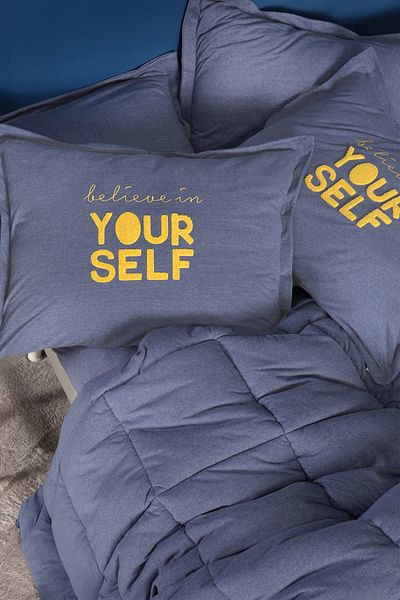 Karaca Home Motto Cotton Comfort Single Indigo