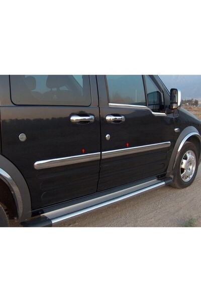 ueskrom Ford Connect 2002-2014 Krom Yan Kapı Çıtası 4 Parça Paslanmaz Çelik