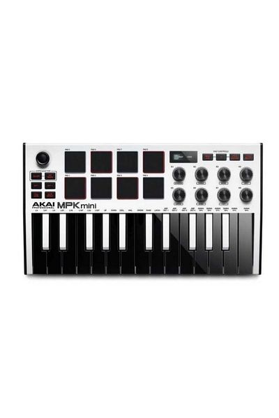 AKAI Mpkmini 3 White Midi Keyboard
