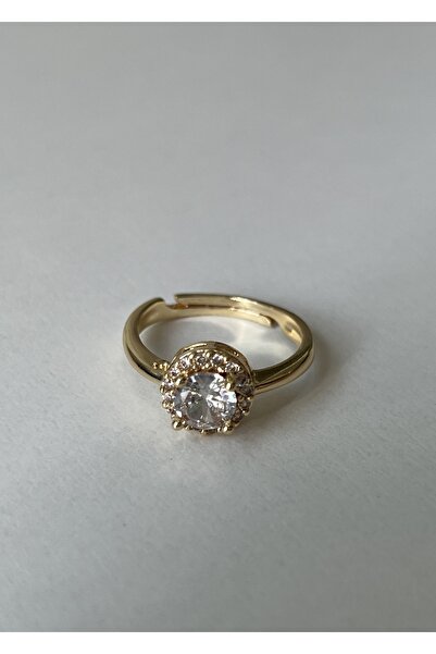 KİLİGİSTANBUL Taşlı Yuvarlak Yüzük