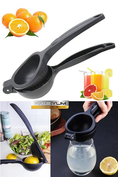 Kalsiyum Mood Fruit Vegetable Cast Citrus Juicer, Orange Lemon Juicer Metal Manual Citrus Juicer