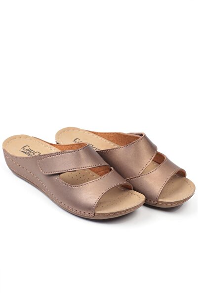 Capone Outfitters Γυναικείες ανατομικές παντόφλες Comfort Capone Z0381 Copper