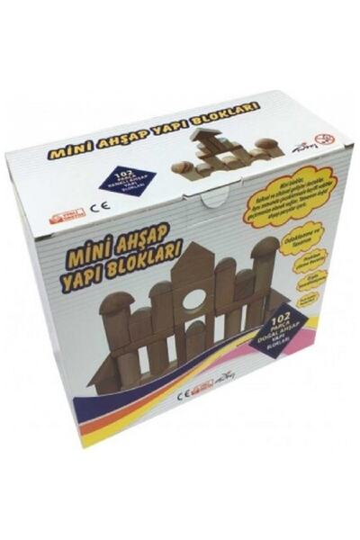 Gökmen Oyuncak Wooden Building Blocks 100 Pieces - Education Blocks