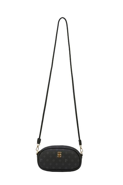 Pierre Cardin Geantă de umăr pentru femei Monogram neagră 05PO22Y1555