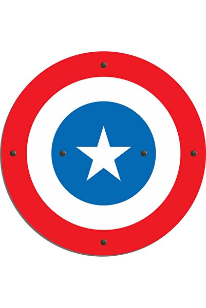 Ahtek Oyuncak Silah Seti 2'li, Kaptan Amerika Kalkanı Ve Kılıcı Mavi