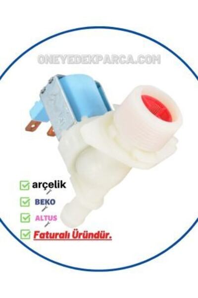 Arçelik 3650 Y Çamaşır Makinesi Su Giriş Vanası (tekli Ventil)