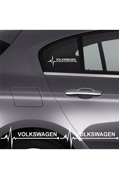 HARGE Accessory Auto Rhythm Sticker Compatible for Volkswagen Caravelle 2 Pieces 20*9 Cm