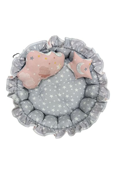 Moonstar Çift Taraflı Kedi & Köpek Yatağı Havuz Model Poplin