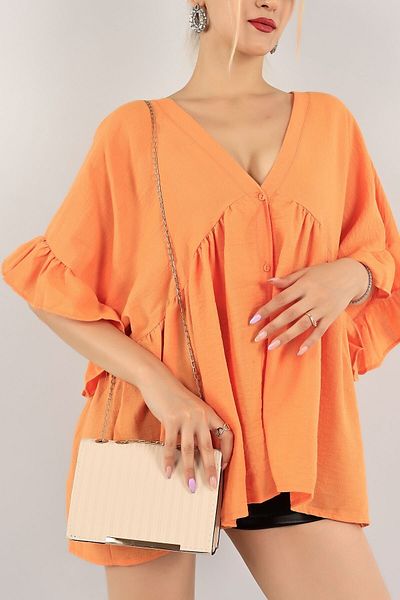 Elentra Κρεμ βραδινή τσάντα, Satin look Clutch bag με χρυσό κλιπ λεπτομέρεια, γυναικεία βραδινή τσάντα με λουράκι αλυσίδας