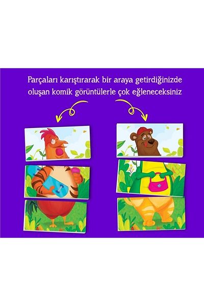Yükselen Zeka Yayınları Magnet Puzzle, Attention-Developing Intelligence Game for Ages 2-4