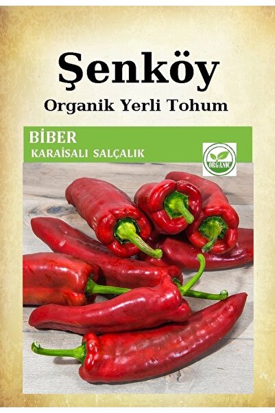 Şenköy Yerli Kapya Biber Tohumu Doğal Ata Salçalık Karaisalı Biber Tohumu Pakette 10 Gr 1500 Ad.