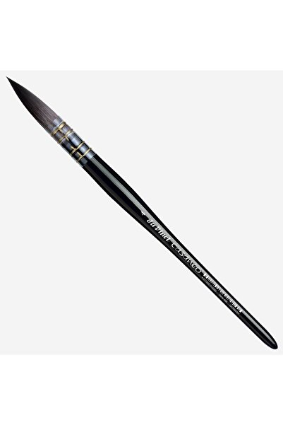 Da Vinci : فرشاة طلاء مائية مستديرة صناعية فائقة النعومة من Casaneo: السلسلة 498: رقم:4