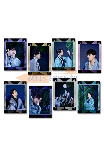 Güneş Kırtasiye Bts Fotokart Set - Dalmajung - Hanbok - 8 Adet Kart