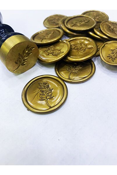 Nikah Şekeri Market Gerçek Mühür Mumu Hazır Zeytin Dalı Desen Gold Kendinden ...