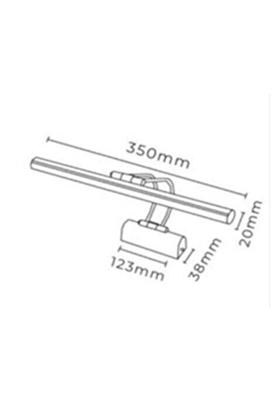 OBUKACHA 7w Sarı Dekoratif Flüt Aplik Tablo/resim/çerçeve/ayna Üstü Aplik