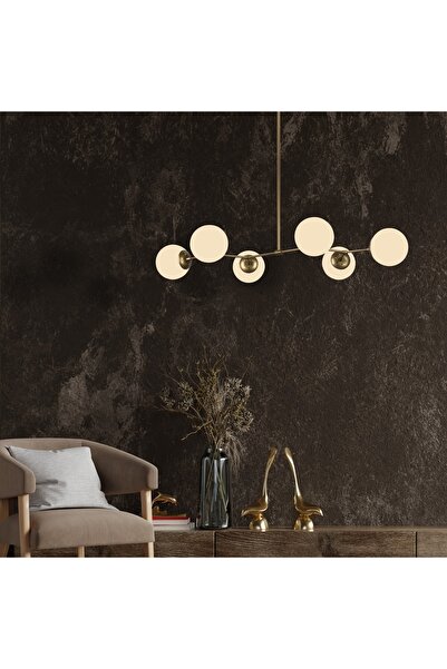 Genel Markalar DNA AVİZE MODERN TASARIM  6 CAM BAŞLIK