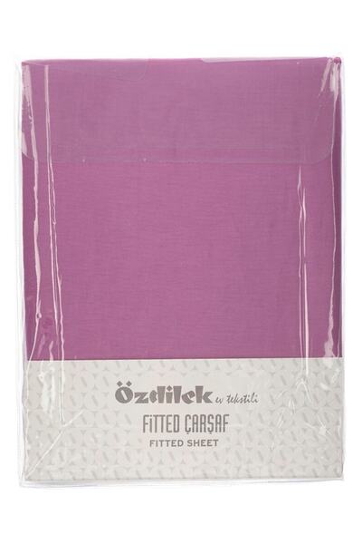 Özdilek Trendy Single Elastic Fitted Bed Sheet 100x200+30 Lilac