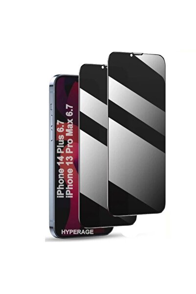 HyperAge [قطعتين] واقي شاشة Ghost Privacy لهاتف iPhone 13 Pro Max وiPhone 14 ...