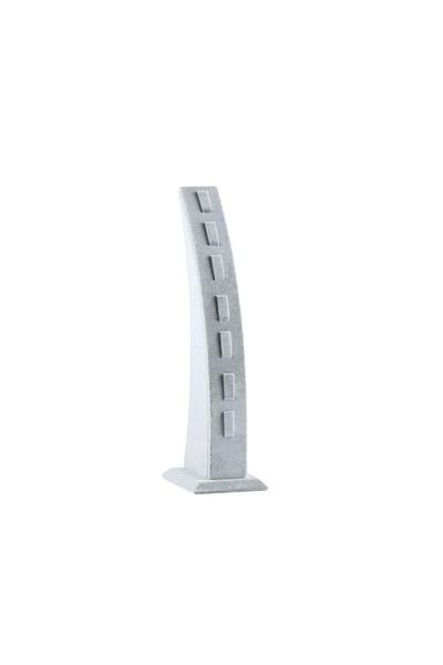 kutuveaksesuar Δαχτυλίδι Stand Organizer Γκρι καστόρινο ύφασμα