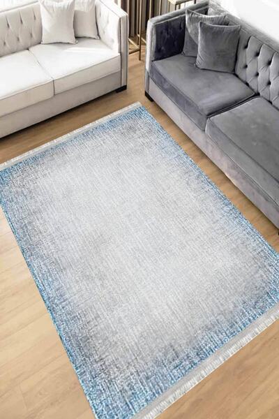 Motto Rug Store Eko Dijital Baskı Yıkanabilir Kaymaz Taban Dekoratif Salon Ha...