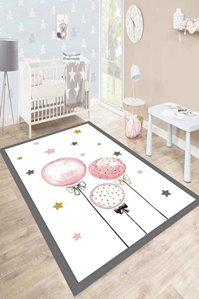 Motto Rug Store Eko Dijital Baskı Kaymaz Taban Dekoratif Makinede Yıkanabilir...