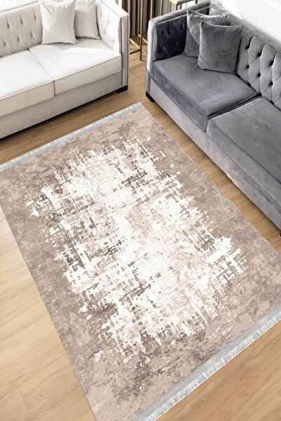 Motto Rug Store Eko Dijital Baskı Yıkanabilir Kaymaz Taban Dekoratif Salon Ha...