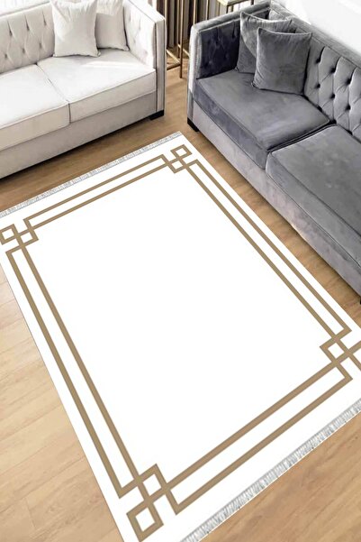 Motto Rug Store Eko Dijital Baskı Yıkanabilir Kaymaz Taban Dekoratif Salon Ha...
