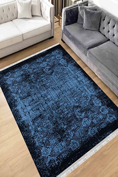 Motto Rug Store Eko Dijital Baskı Yıkanabilir Kaymaz Taban Dekoratif Salon Ha...