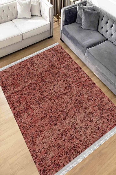 Motto Rug Store Eko Dijital Baskı Yıkanabilir Kaymaz Taban Dekoratif Salon Ha...