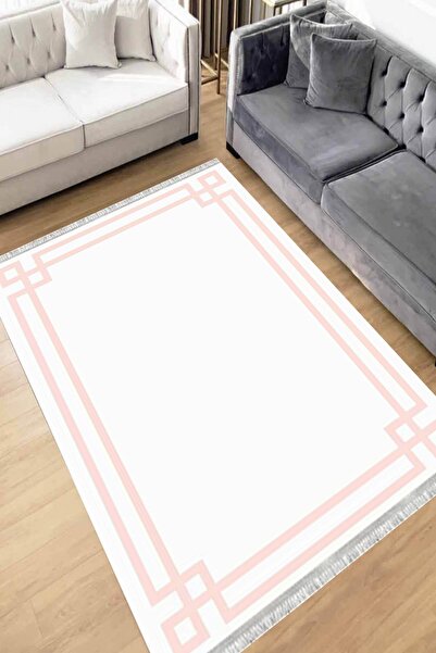 Motto Rug Store Eko Dijital Baskı Yıkanabilir Kaymaz Taban Dekoratif Salon Ha...