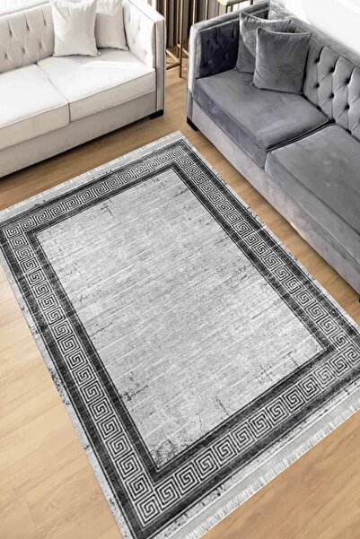 Motto Rug Store Eko Dijital Baskı Yıkanabilir Kaymaz Taban Dekoratif Salon Ha...