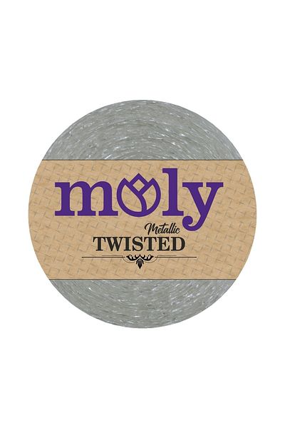 Moly Twisted Metallic Paper Rope Ψάθινη τσάντα Runner Καπέλο American Service 250γρ